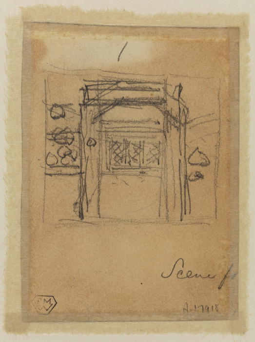 Slight Sketch Of A Doorway — Myles Birket Foster
