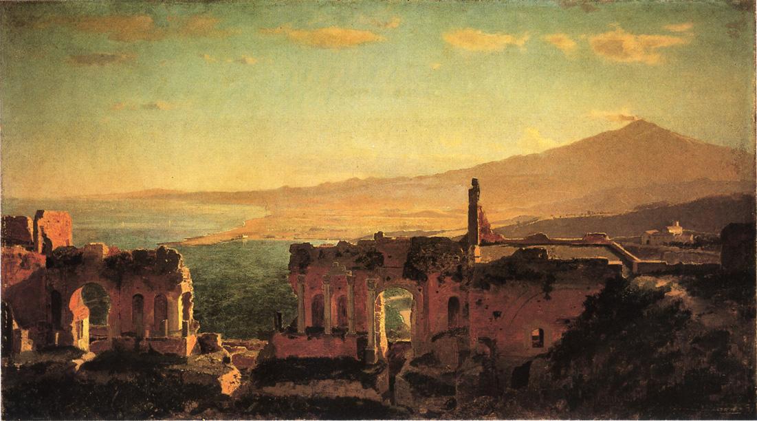 Mt. Aetna From Taormina — William Stanley Haseltine