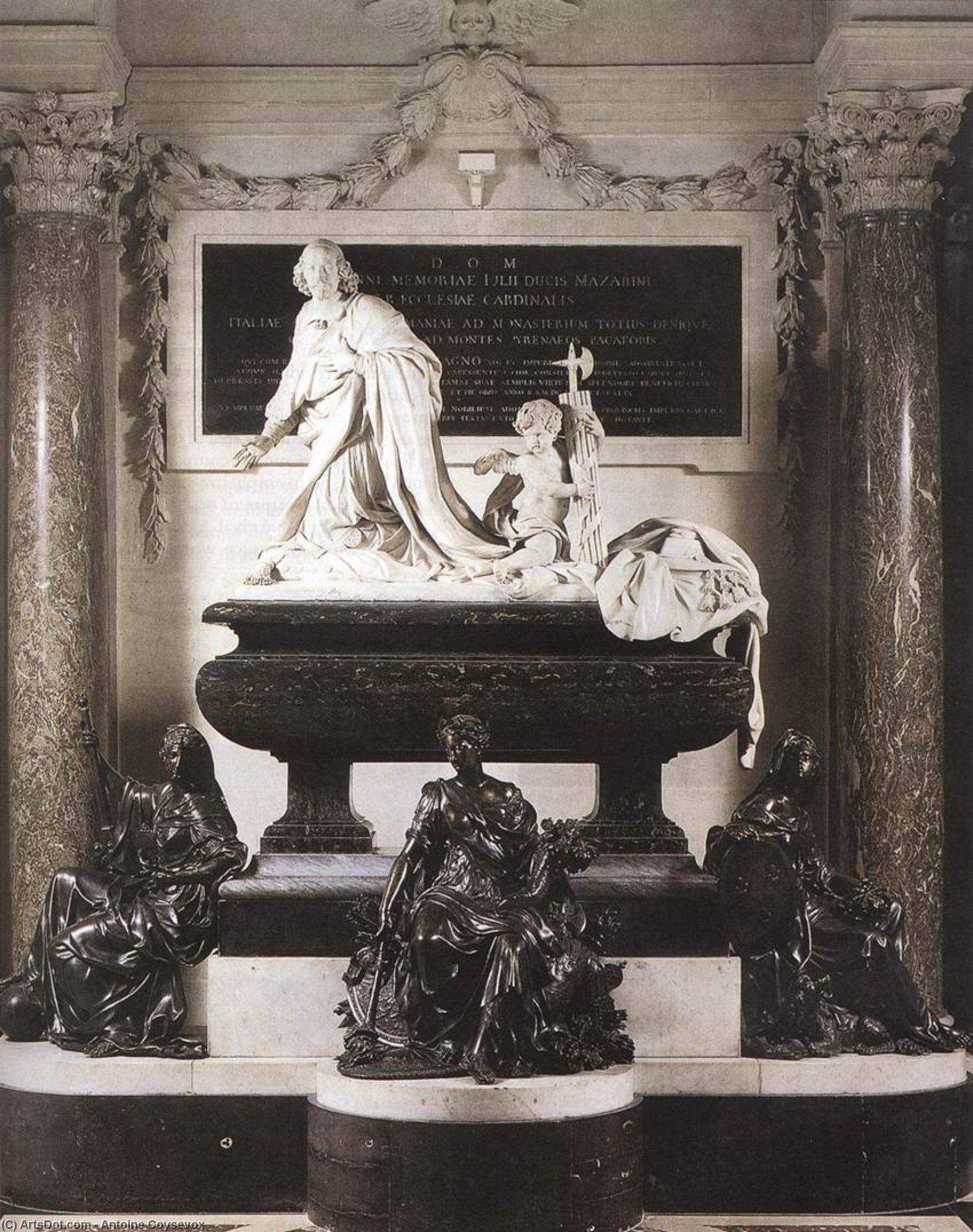 Funeral Monument Of Mazarin — Antoine Coysevox