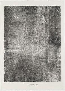 Wall Legend (la Légende Du Mur) From The Portfolio Expanses, Partitions (etendues, Parois) From Phenomena (les Phénomènes) — Jean Philippe Arthur Dubuffet