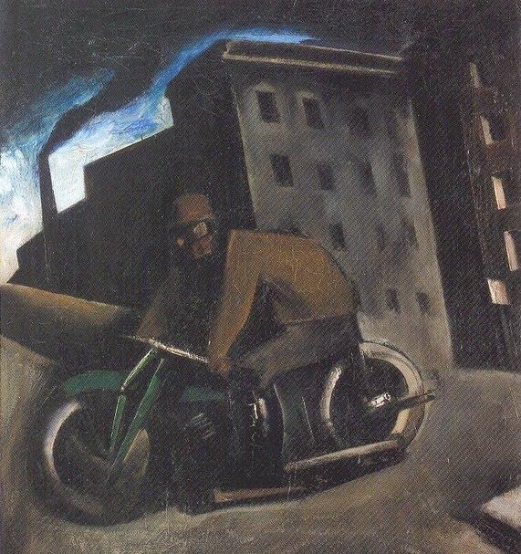 The Motorcyclist — Mario Sironi