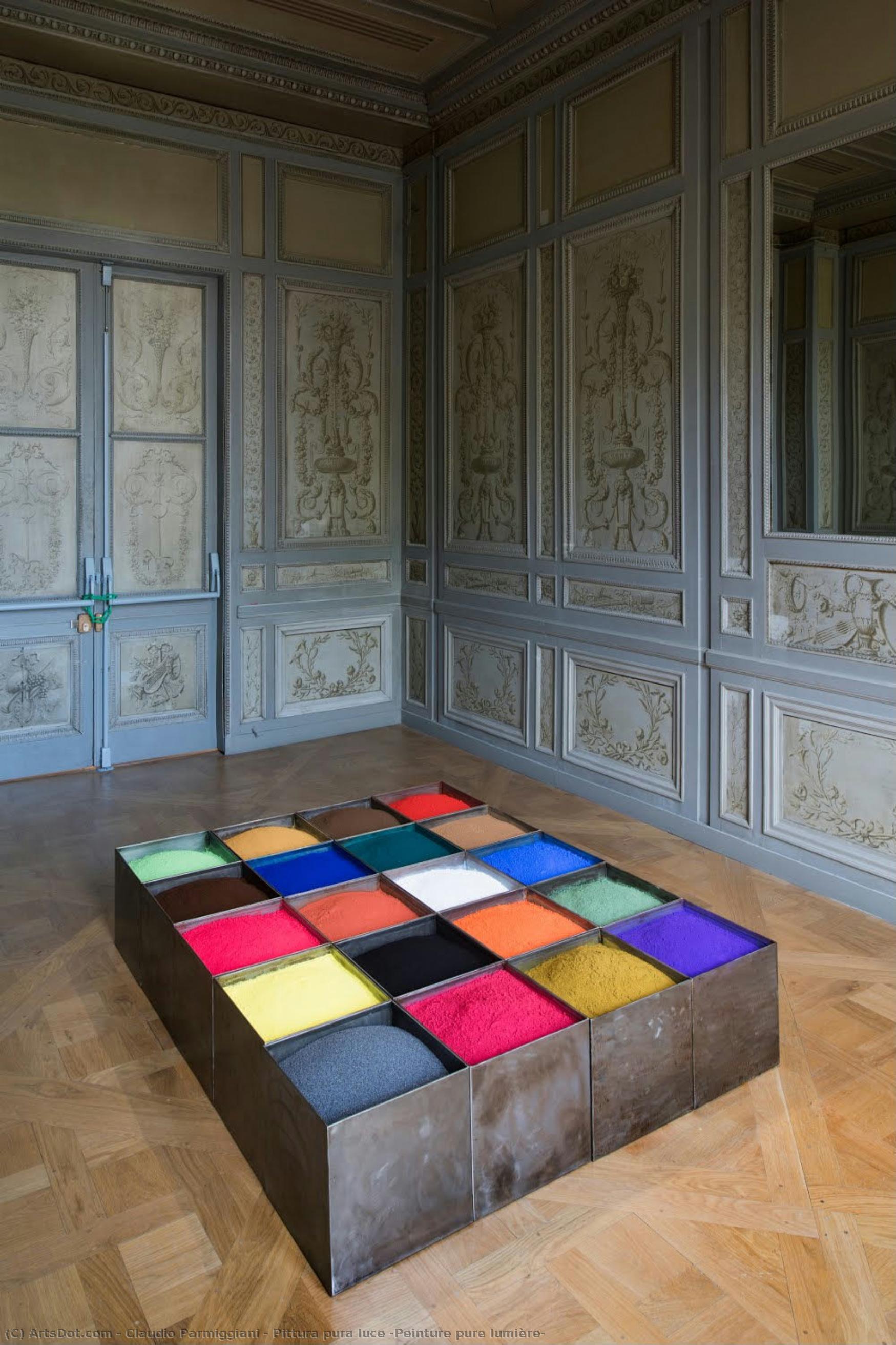 Pittura Pura Luce (peinture Pure Lumière) — Claudio Parmiggiani