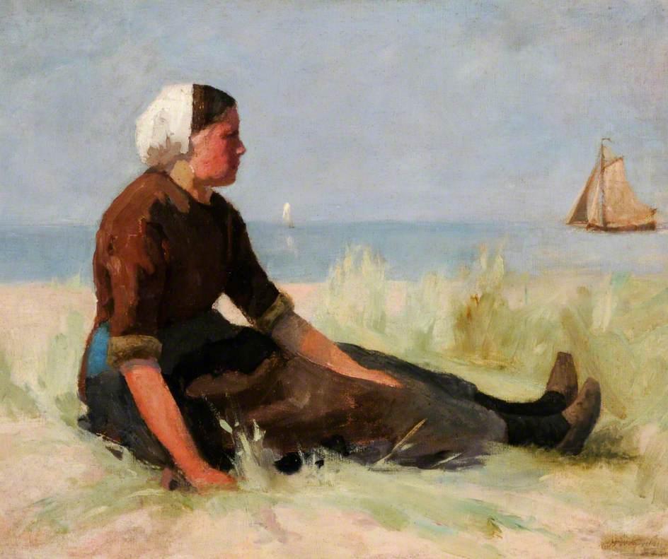 A Fisher Girl — ヘンドリック・ウィレム・メスダグ