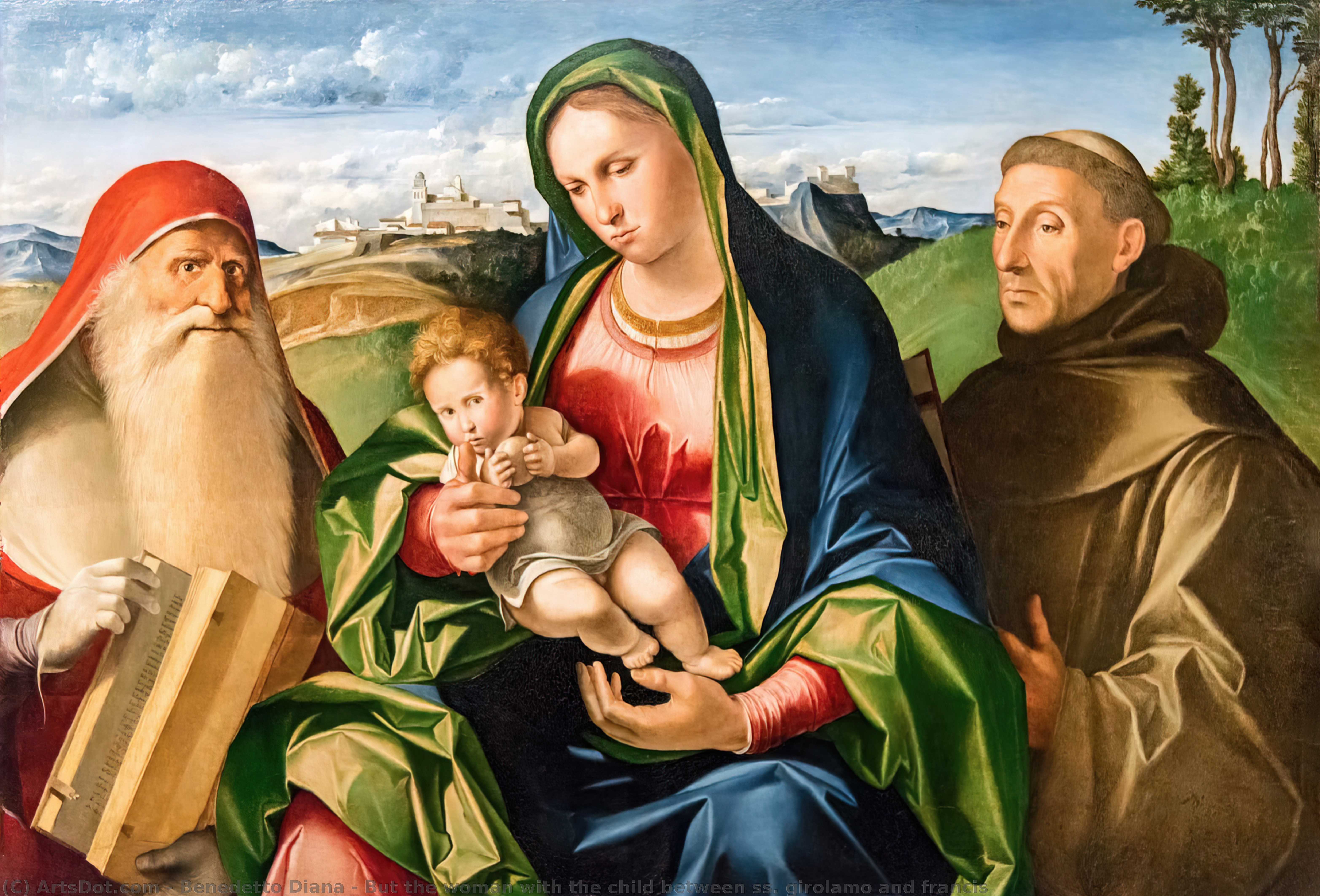 But The Woman With The Child Between Ss. Girolamo And Francis — Benedetto Diana