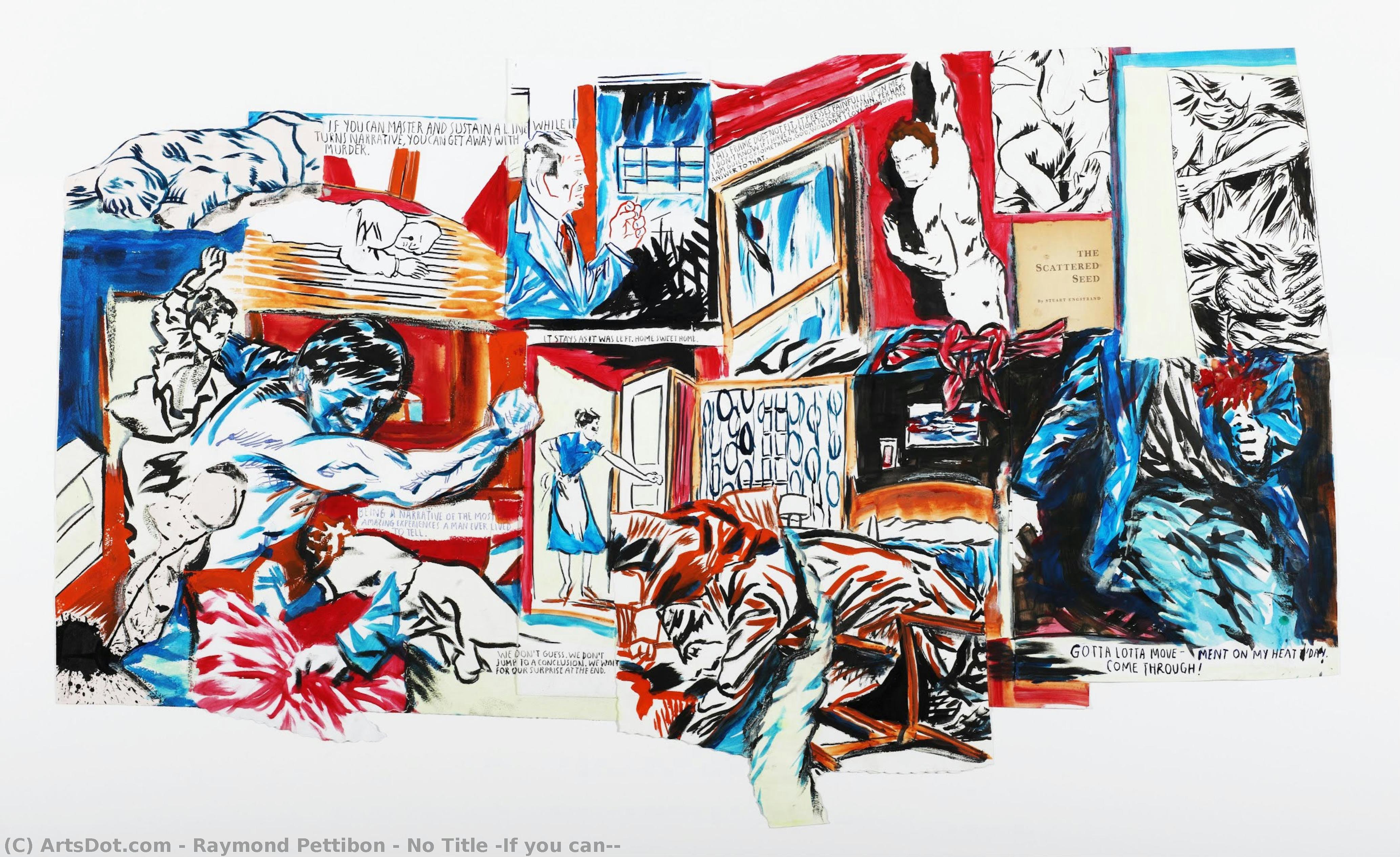 No Title (if You Can…) — Raymond Pettibon
