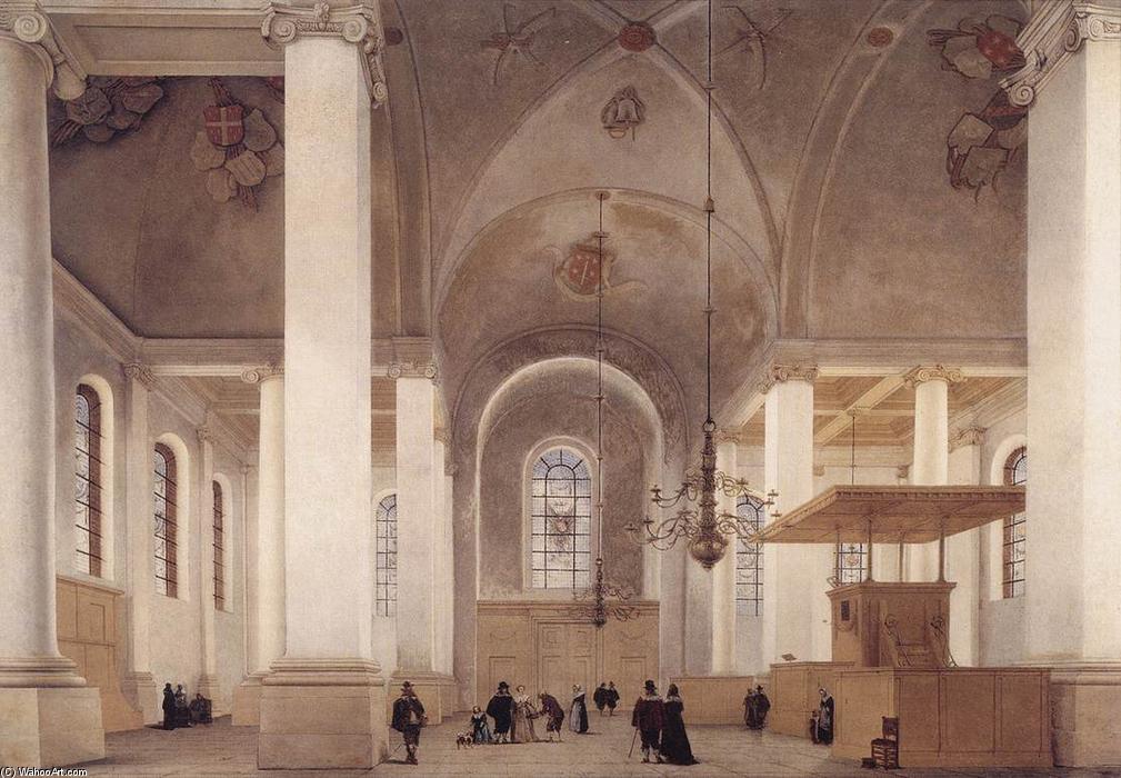 Interior Of The Church Of St Anne In Haarlem — Pieter Jansz. Saenredam