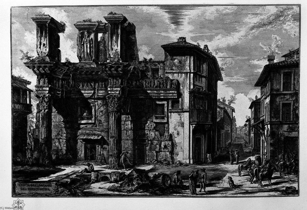 View The Remains Of The Forum Of Nerva — Giovanni Battista Piranesi