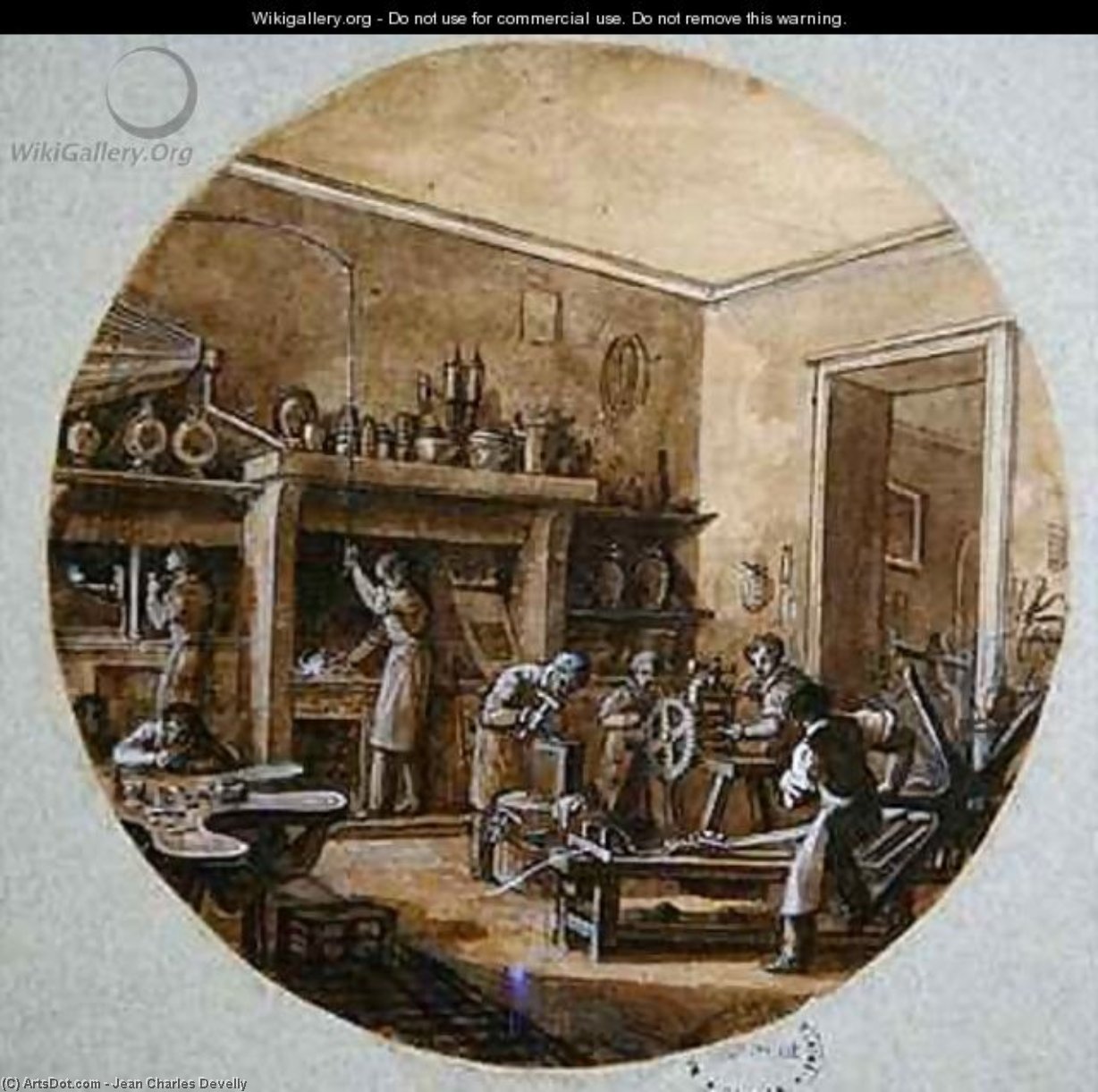 The Jeweller's Workshop — Jean Charles Develly