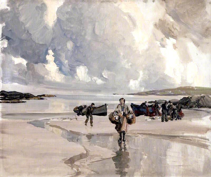 A Good Catch, County Donegal — James Humbert Craig