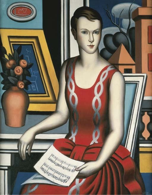 Jeune Fille À La Partition — Jean Dominique Antony Metzinger