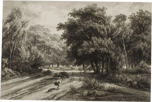 The Eagle's Nest In The Forest Of Fontainebleau 1 — Charles-françois Daubigny