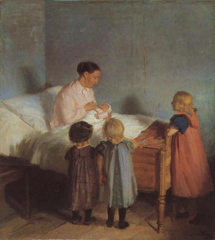 Lillebror English Little Brother — Anna Kirstine Ancher