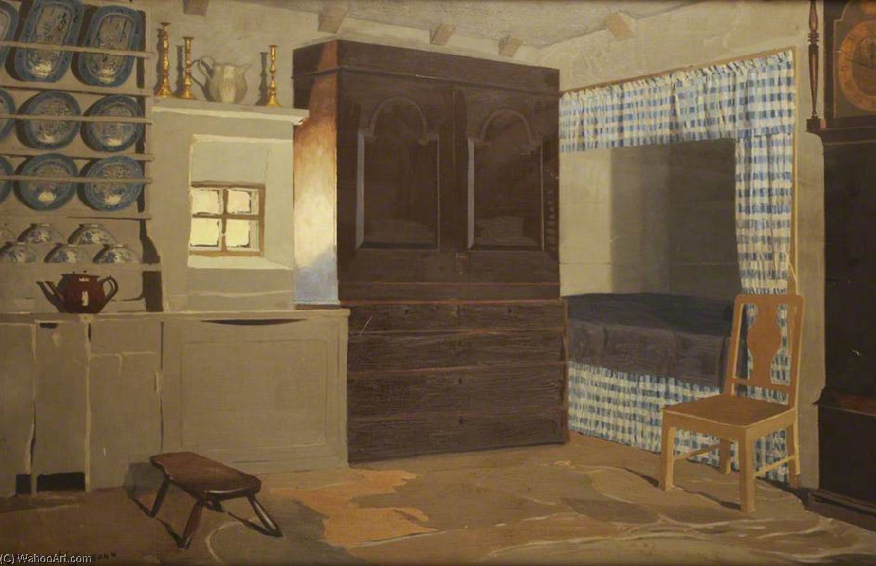 Interior Of Burns Cottage — Norman Wilkinson