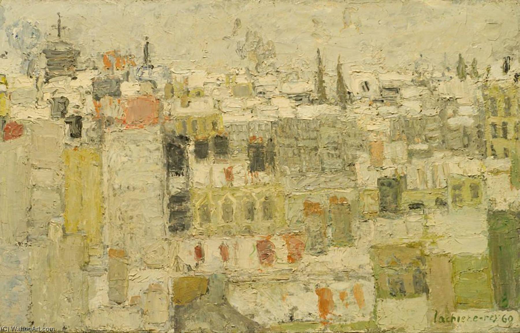 Lyons Landscape In Snow — Henri Lachièze Rey