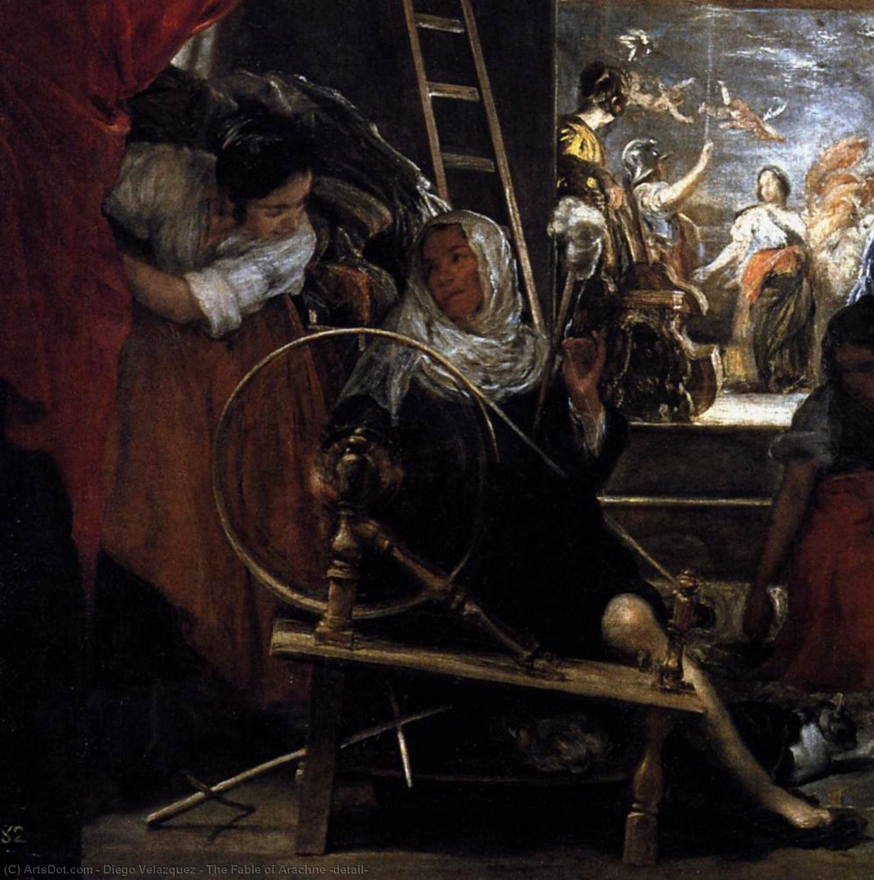 La Fábula De Aracne (detalle) — Diego Rodríguez De Silva Y Velázquez