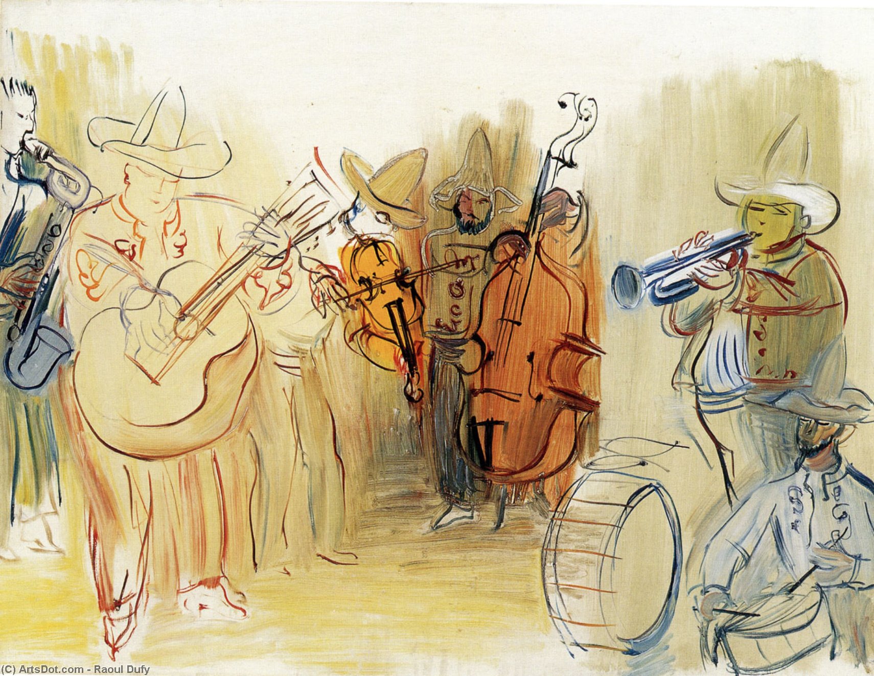 The Mexican Orchestra — Raoul Dufy