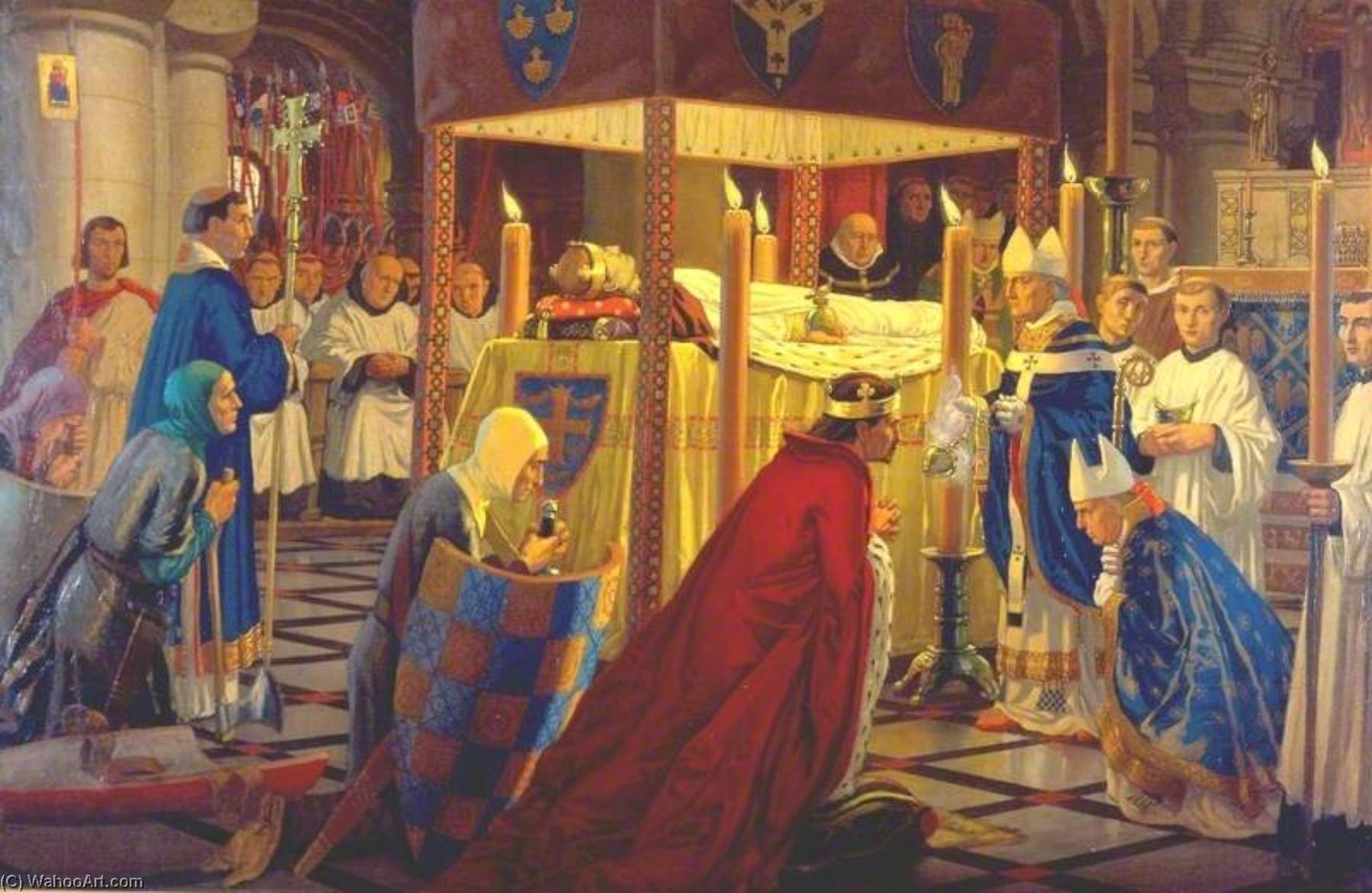 The Burial Of Henry I At Reading Abbey, 4 January 1136 — Harry Morley
