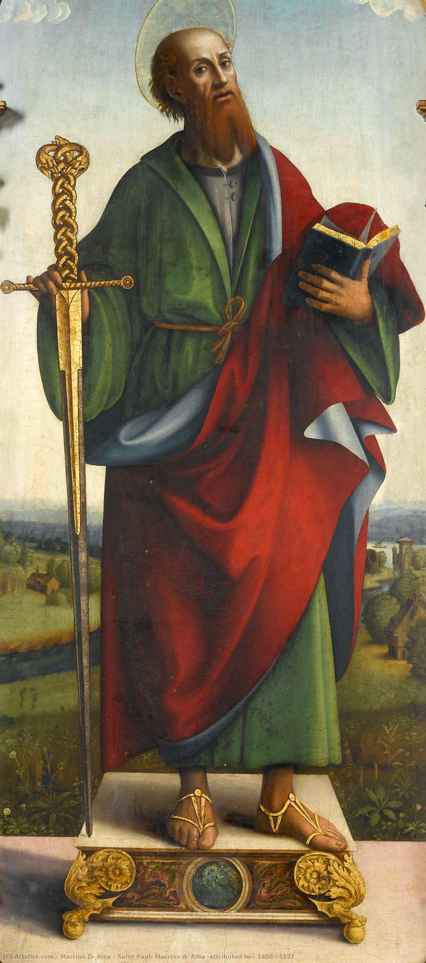 Saint Paul, Macrino D" Alba (attributed To), 1490 - 1527 — Macrino D' Alba