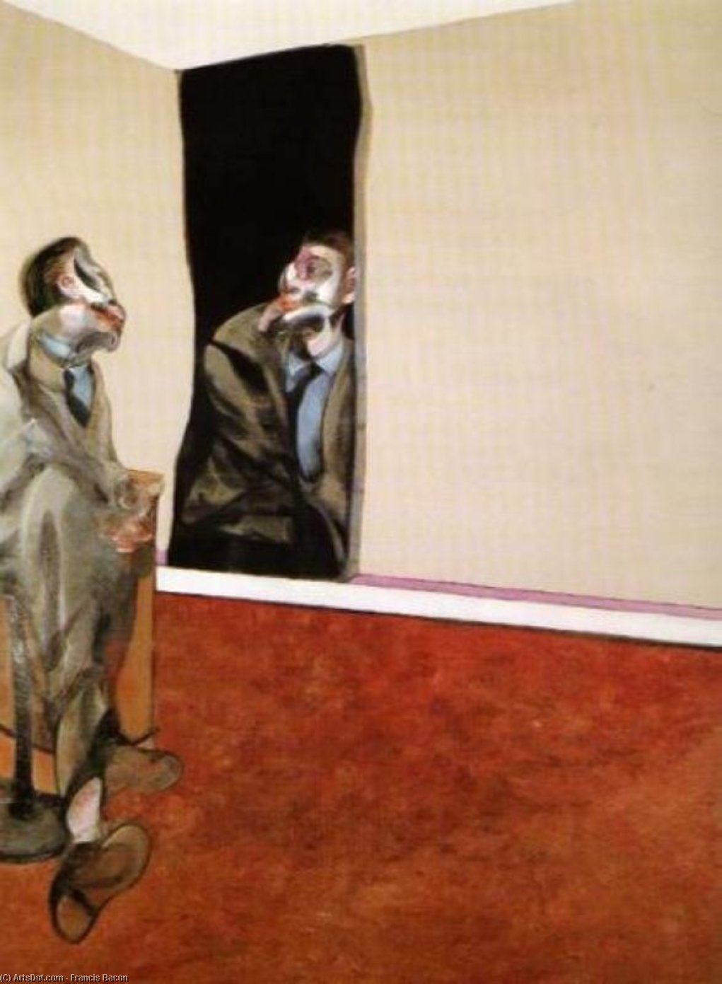 Portrait Of George Dyer Staring Into A Mirror — Francis Bacon