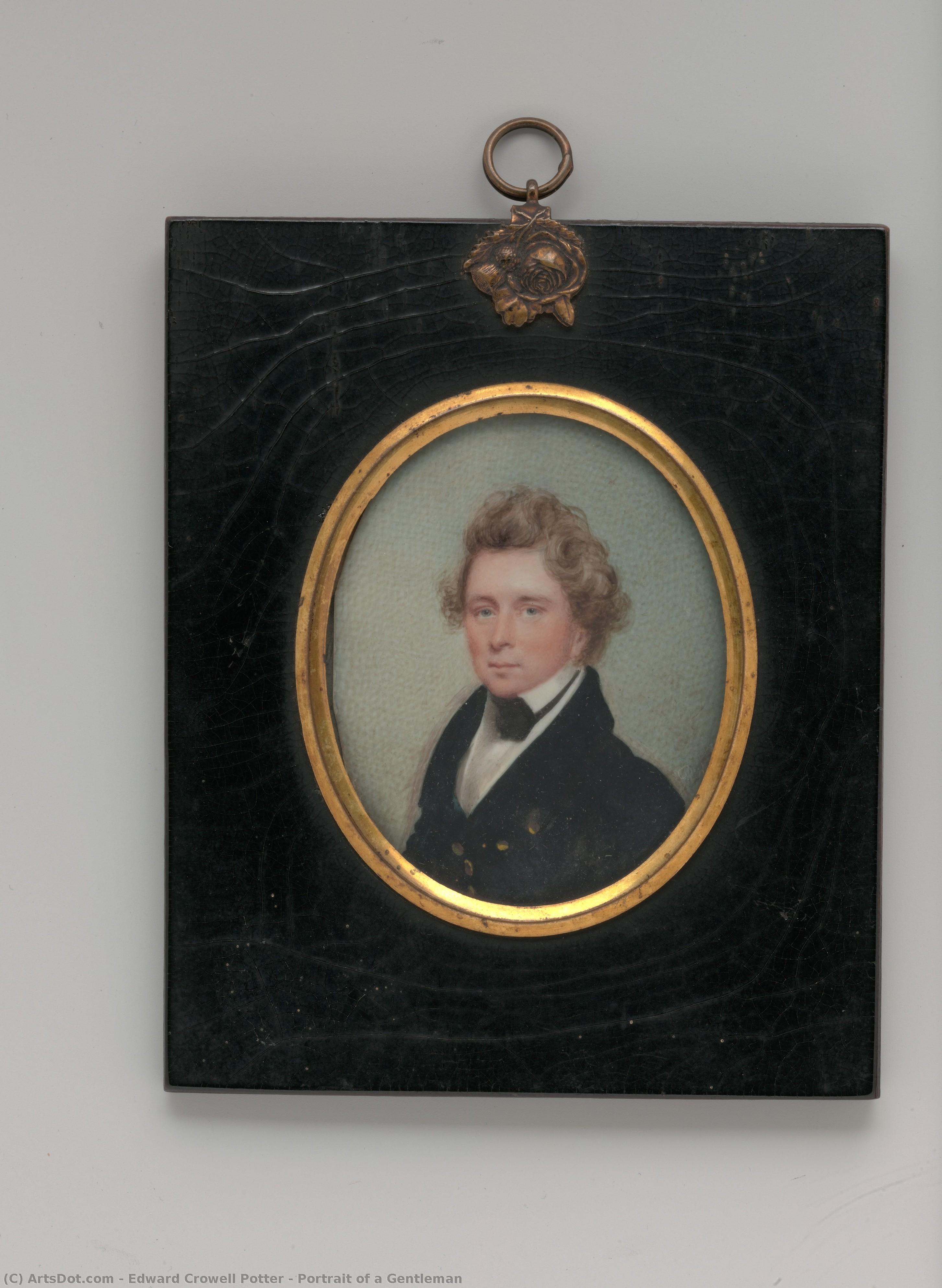 Portrait Of A Gentleman — Edward Crowell Potter