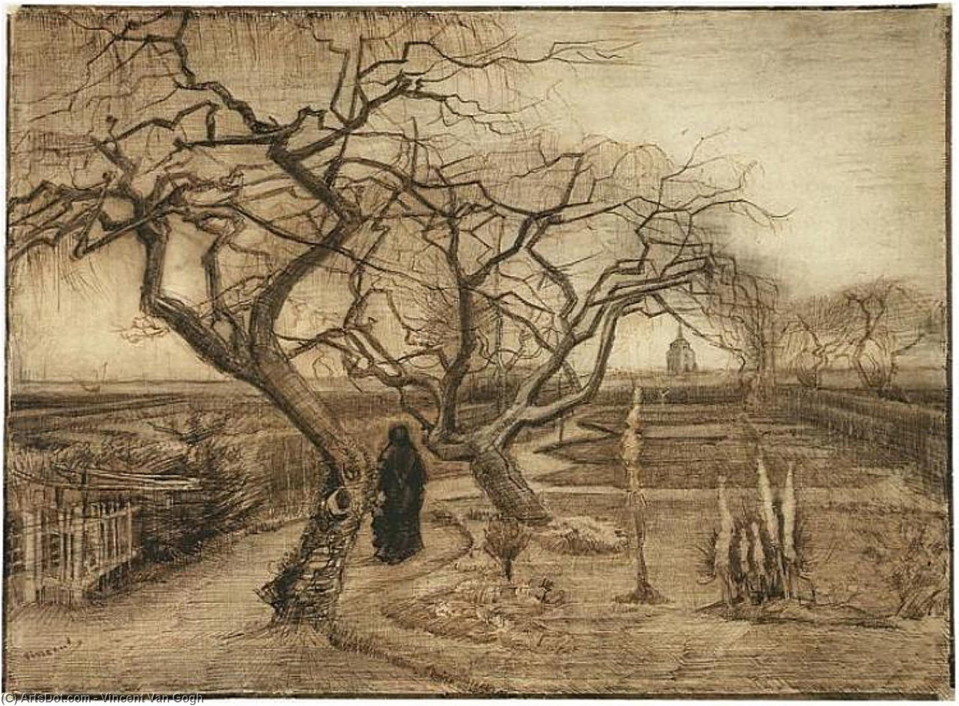 Winter Garden — Vincent Willem Van Gogh