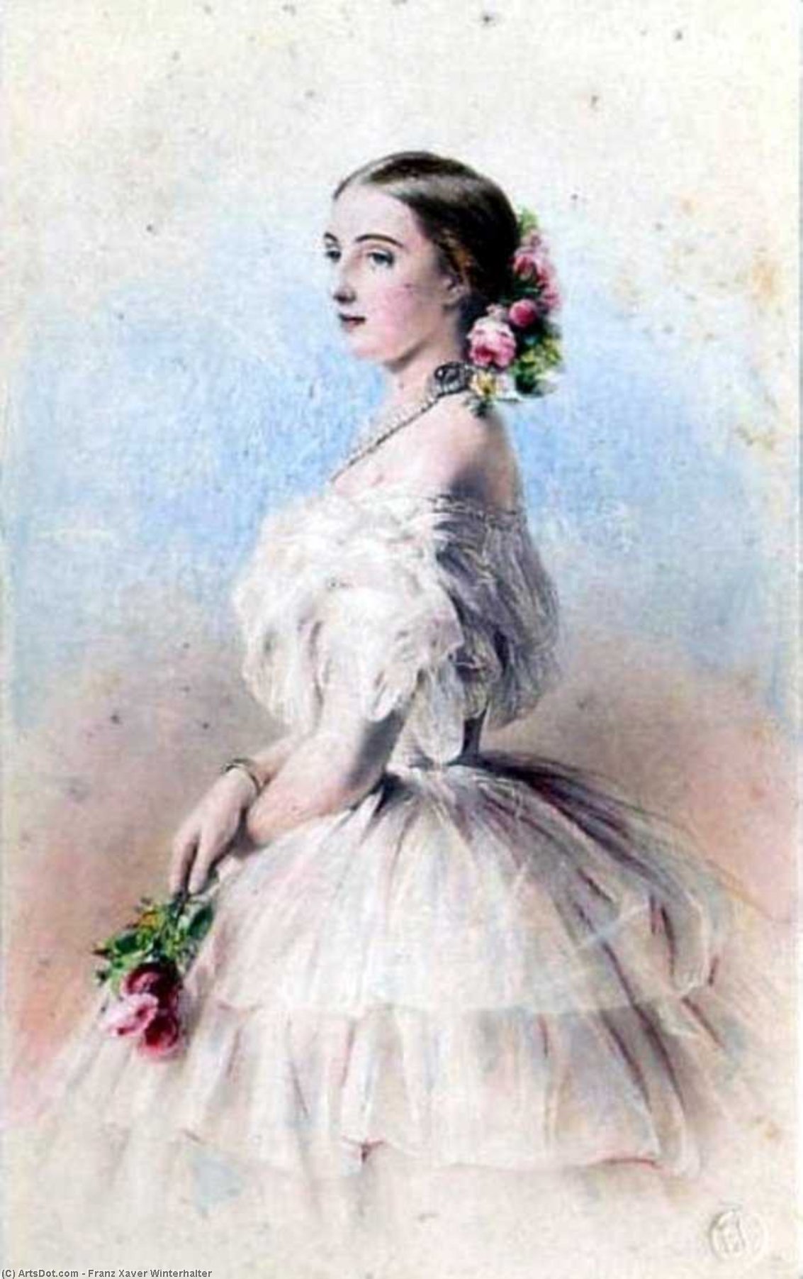 Grand Duchess Of Russia, Olga Feodorovna — Franz Xavier Winterhalter