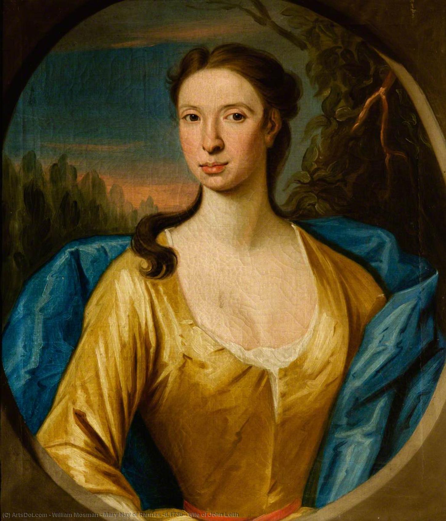 Mary Hay Of Rannes (d.1736), Wife Of John Leith — William Mosman