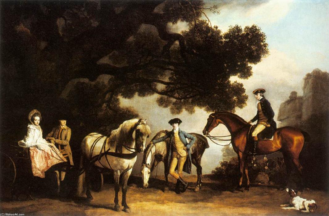 The Milbanke And Melbourne Families — George Stubbs