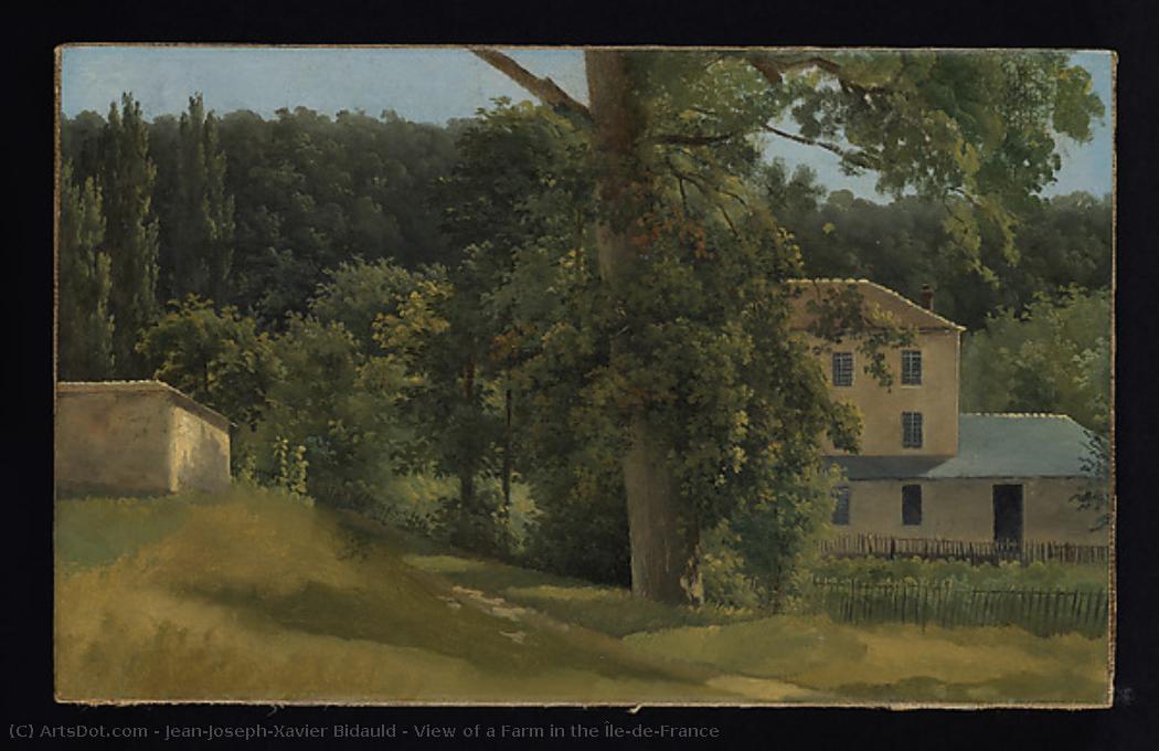 View Of A Farm In The Île-de-france — Joseph Pierre Xavier Bidauld