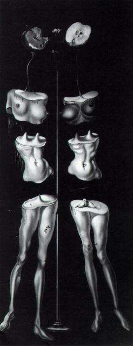 Unbetitelte – Bühnenbild (figuren In Drei Schnitte) — Salvador Dalí
