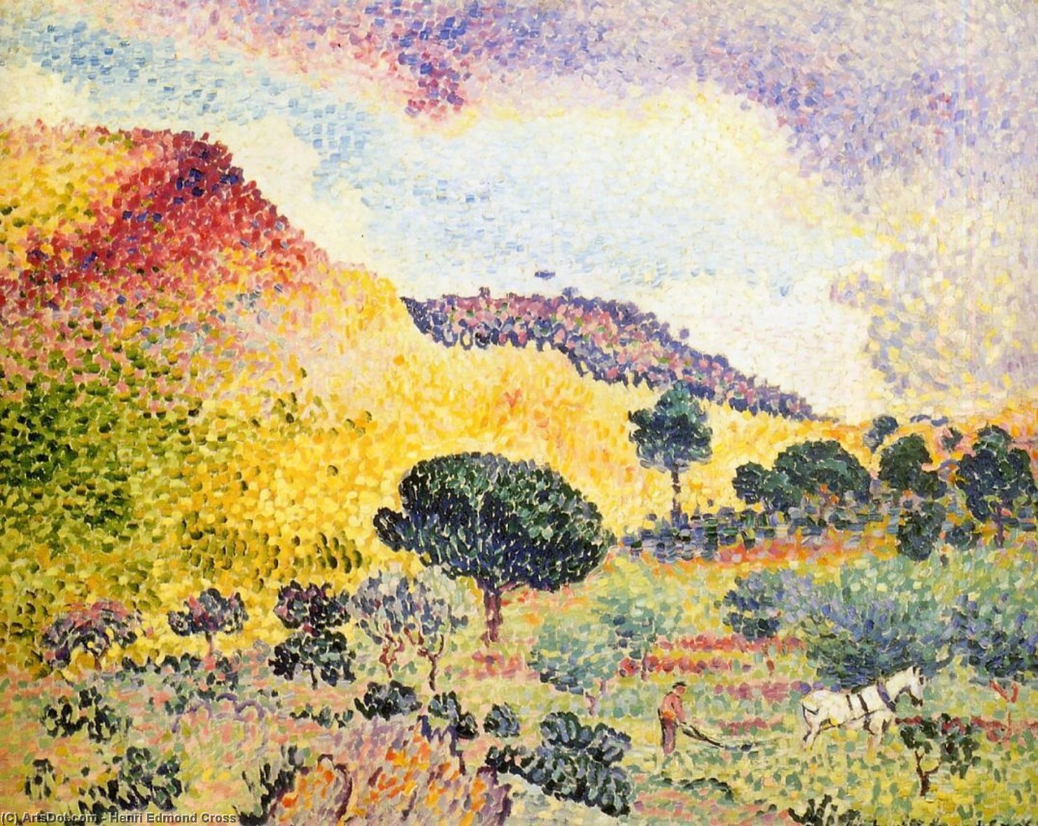 La Chaine Des Maures — Henri Edmond Cross