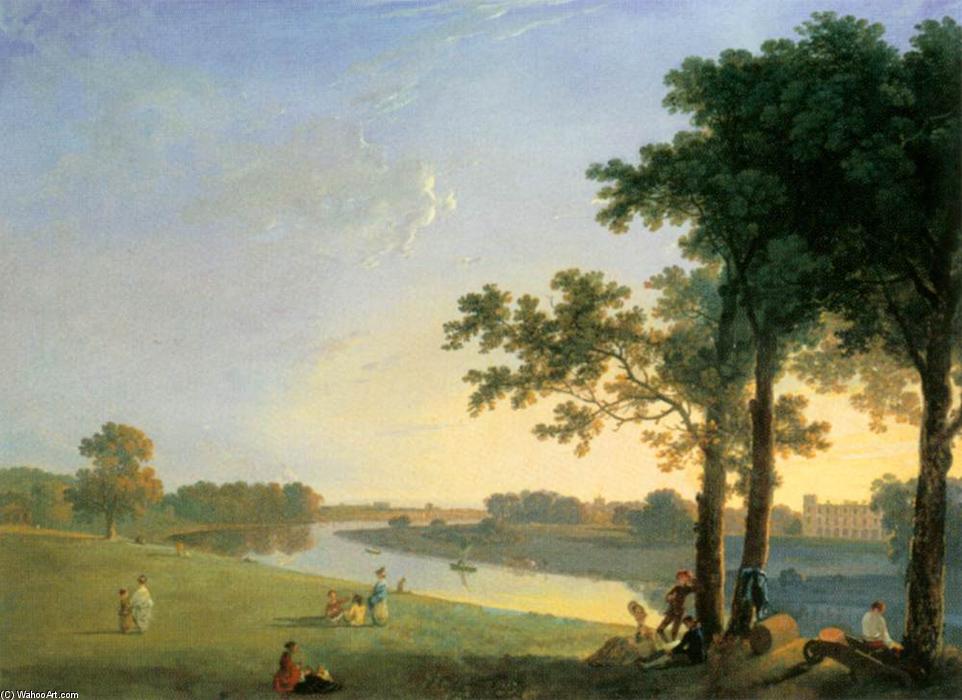 View Of Syon House Across The Thames Near Kew Gardens — Richard Wilson