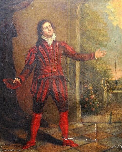 Portrait Of An Actor Standing — Sir Nathaniel Dance Holland