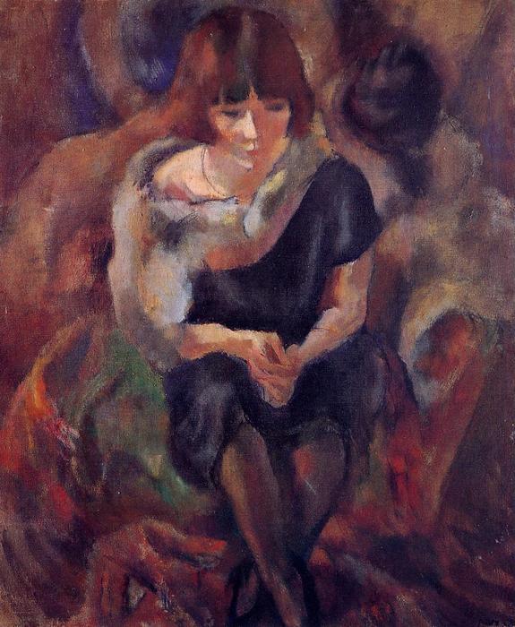 Lucy Wearing Aa Fake Fur — Julius Mordecai Pincas