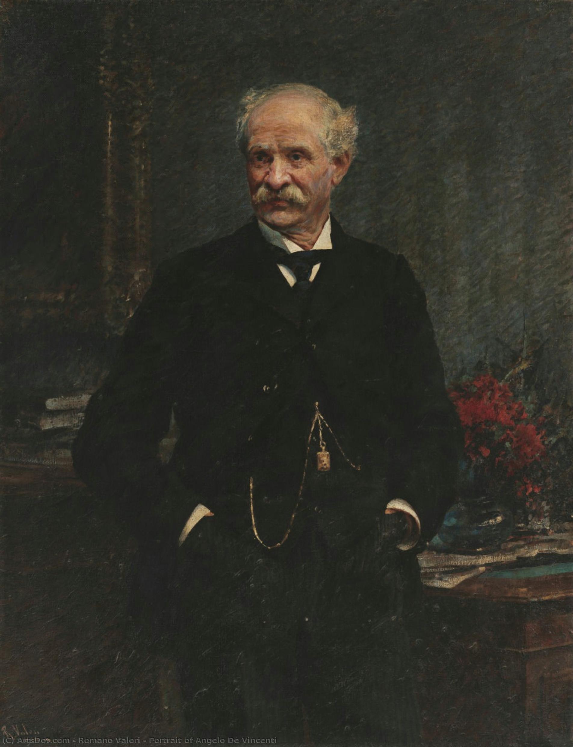 Portrait Of Angelo De Vincenti — Romano Valori