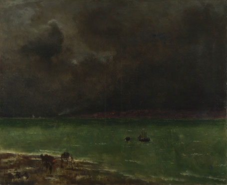 Storm At Honfleur — Алфред Стивенс