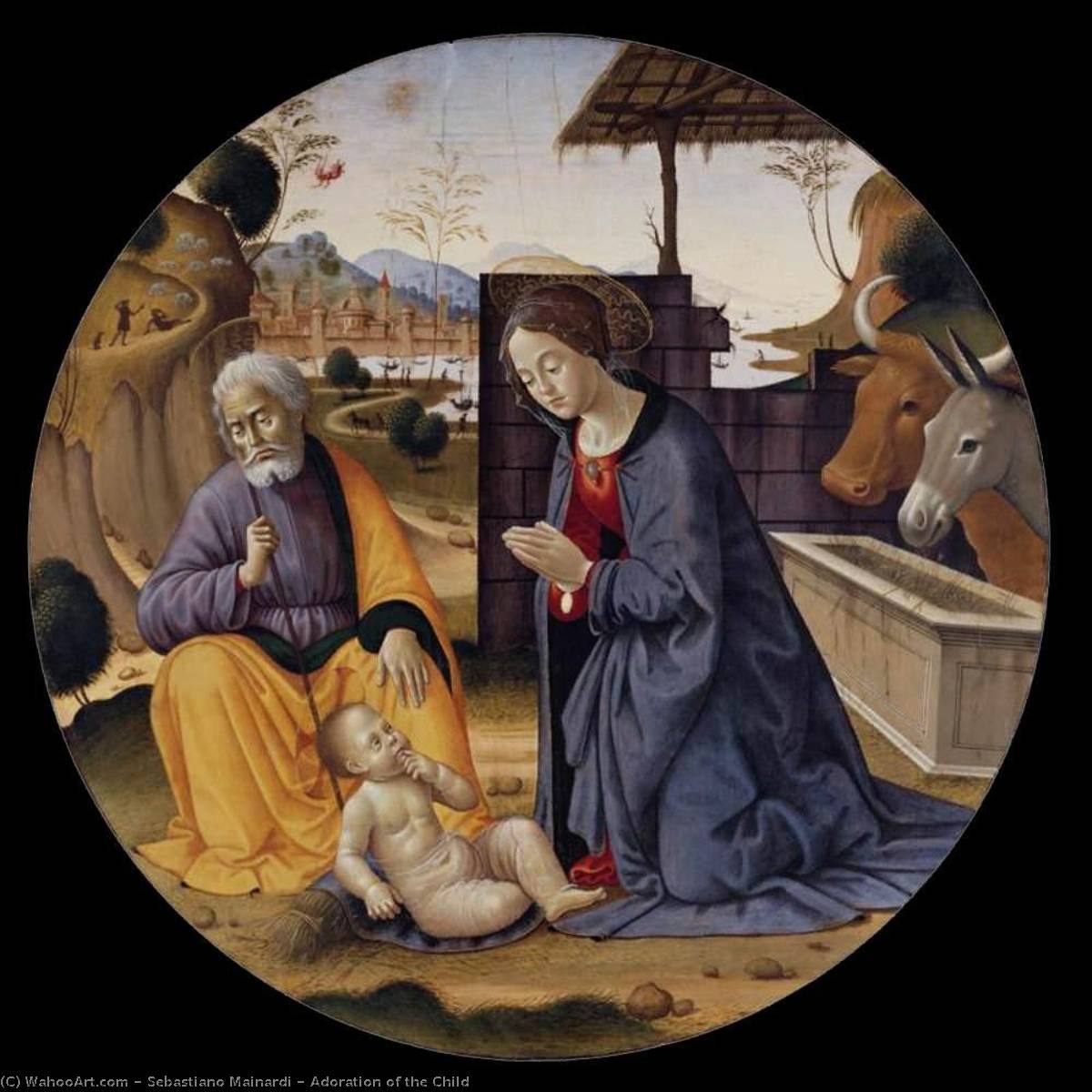 Adoration Of The Child — Sebastiano Mainardi