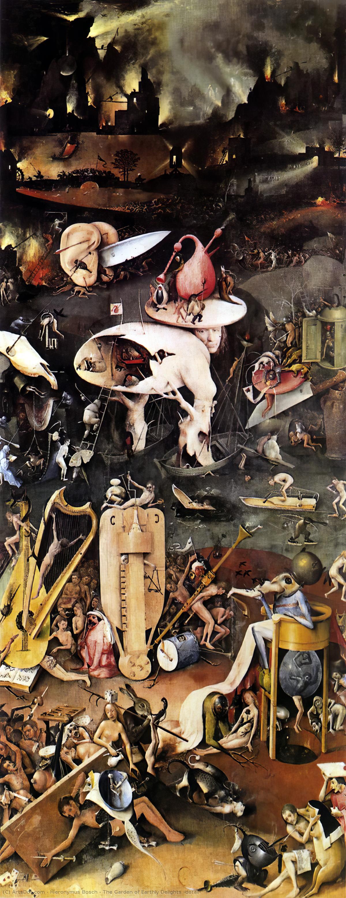 The Garden Of Earthly Delights (detail) — Hieronymus Bosch
