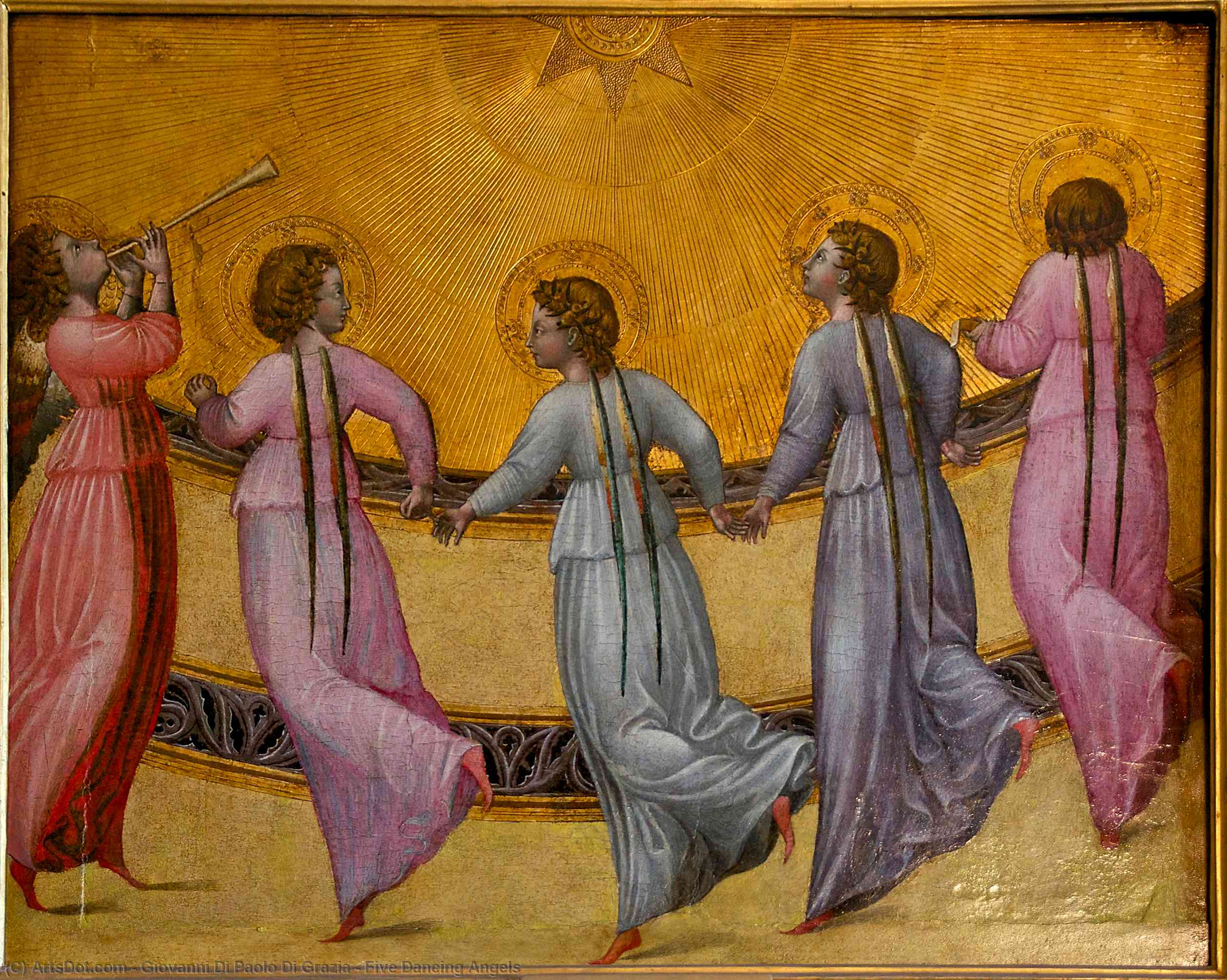 Five Dancing Angels — Giovanni Di Paolo Di Grazia