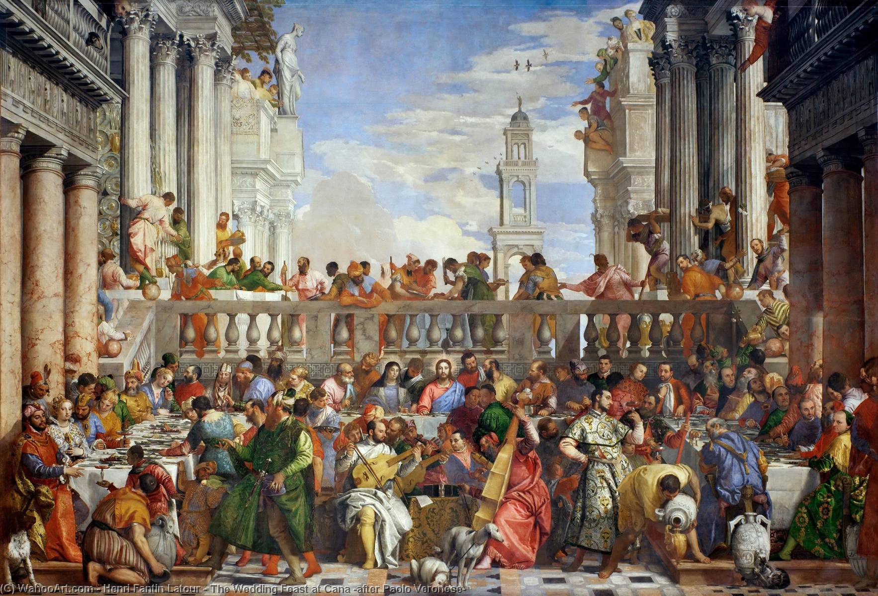 The Wedding Feast At Cana (after Paolo Veronese) — Henri Fantin-latour