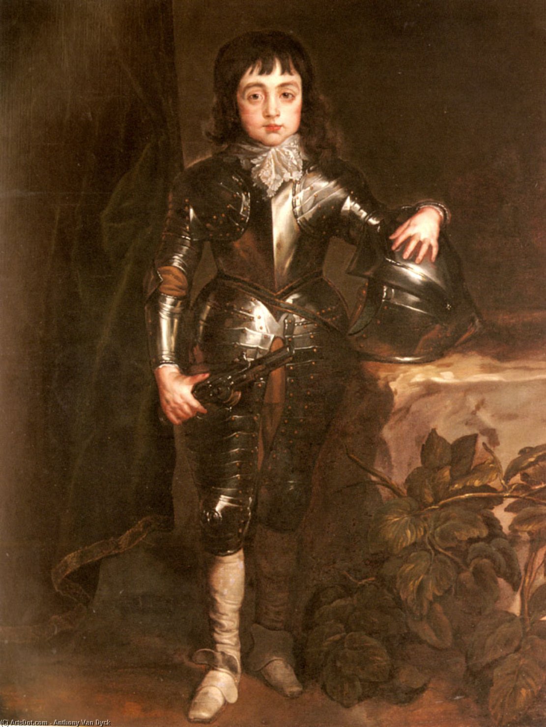 Portrait Of Charles Ii When Prince Of Wales — Sir Anthony Van Dyck