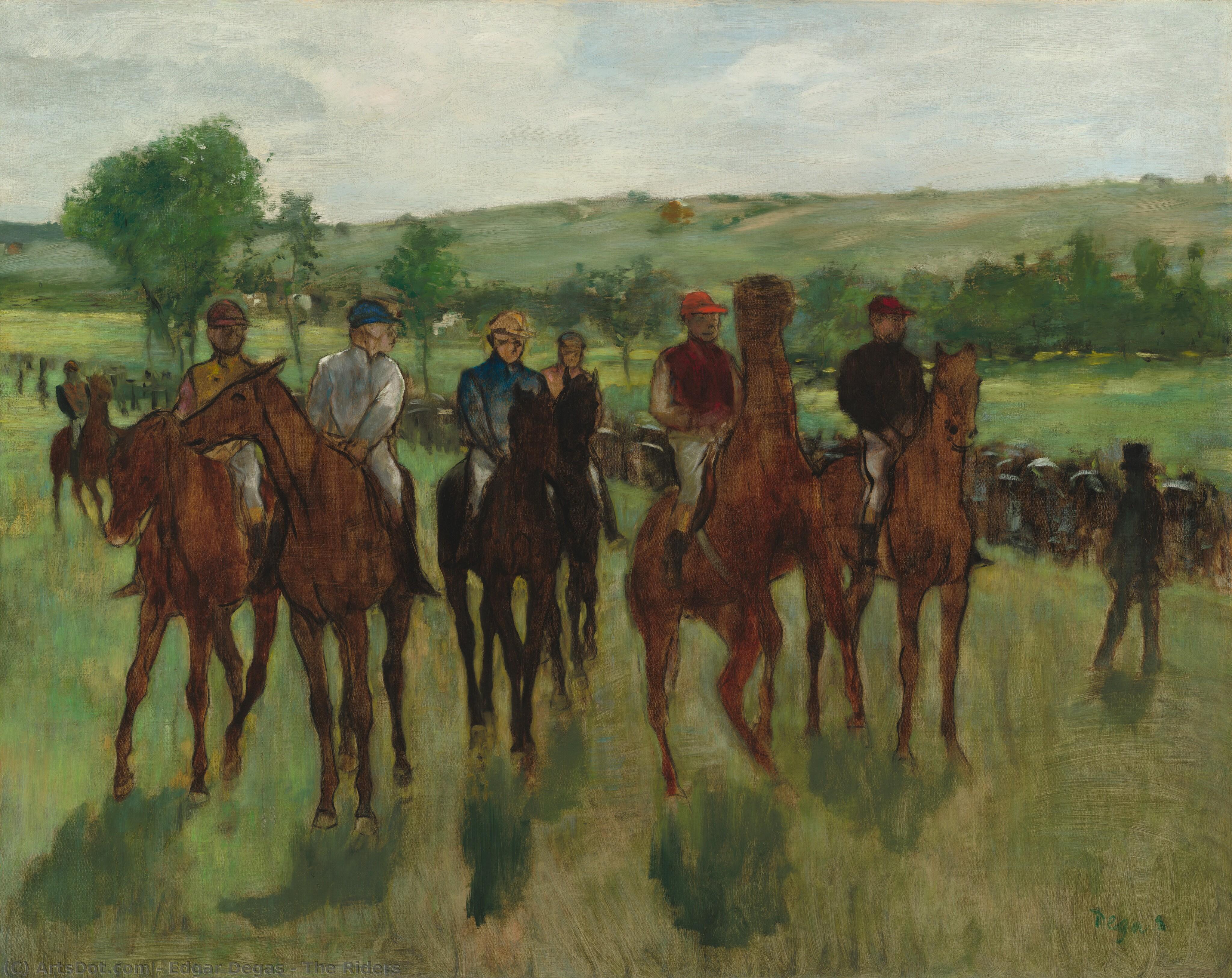 The Riders — Hilaire-germain-edgar Degas