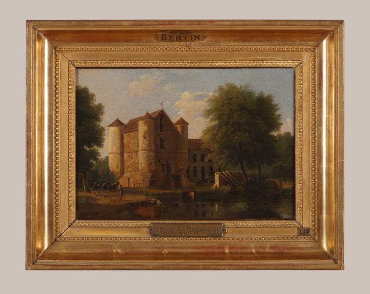 Le Château De La Reine Blanche Aux Étangs De Commelles — Jean-victor Bertin