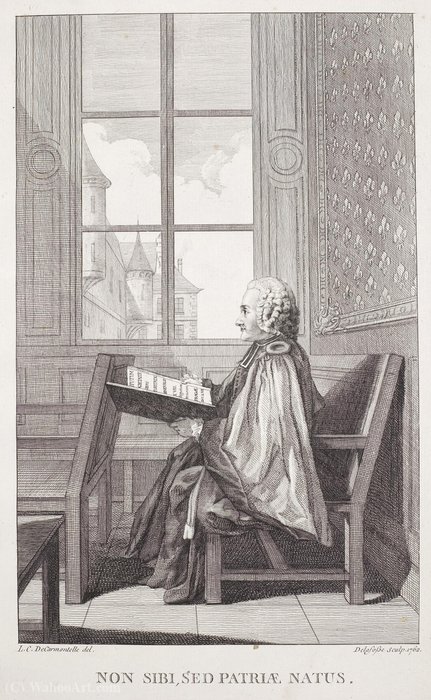Graphics From The Adhesive Tape No. 14 Of The Princely Waldeck Court Library's Arolsen — Louis (carrogis) De Carmontelle