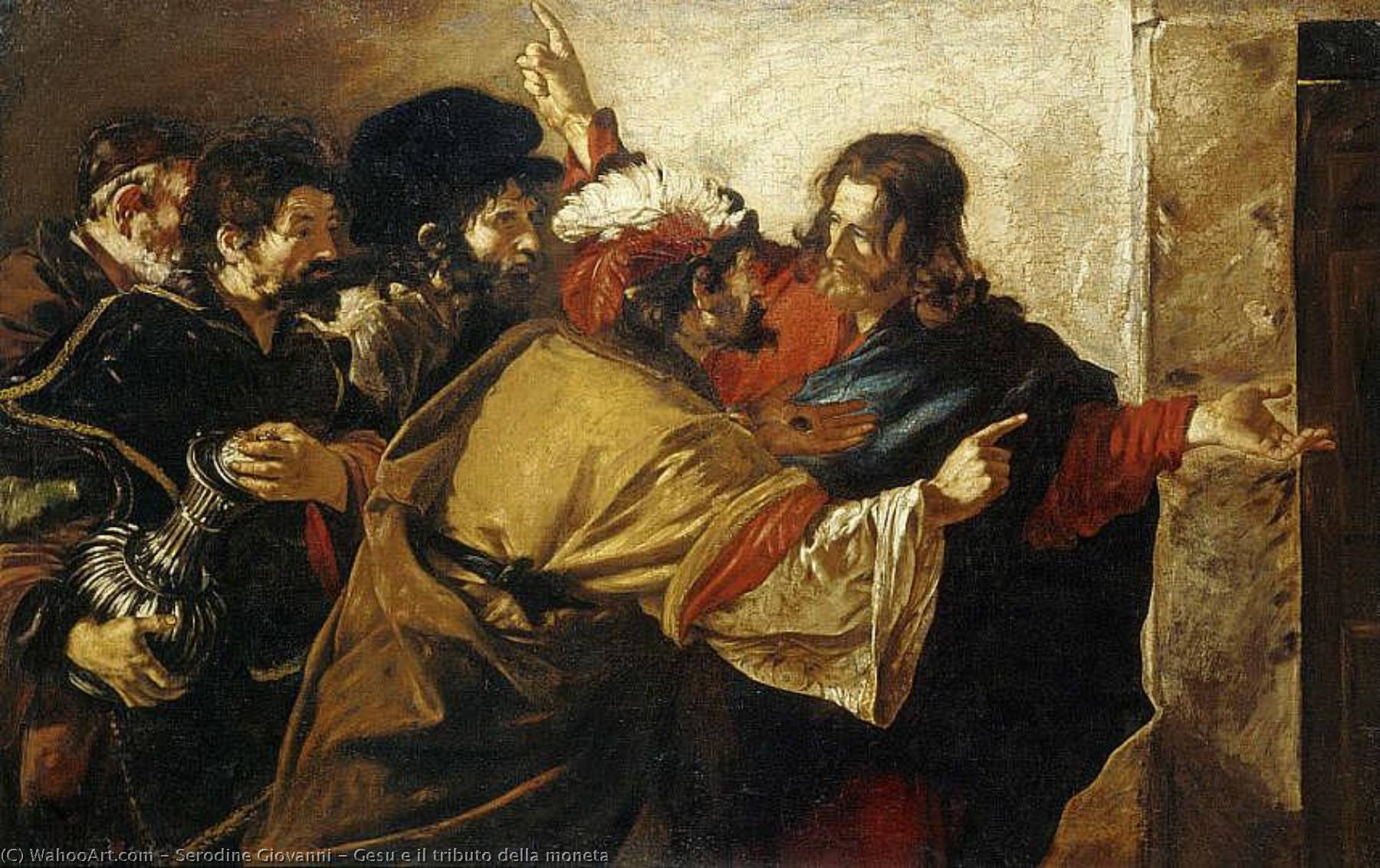 Gesu E Il Tributo Della Moneta — Serodine Giovanni