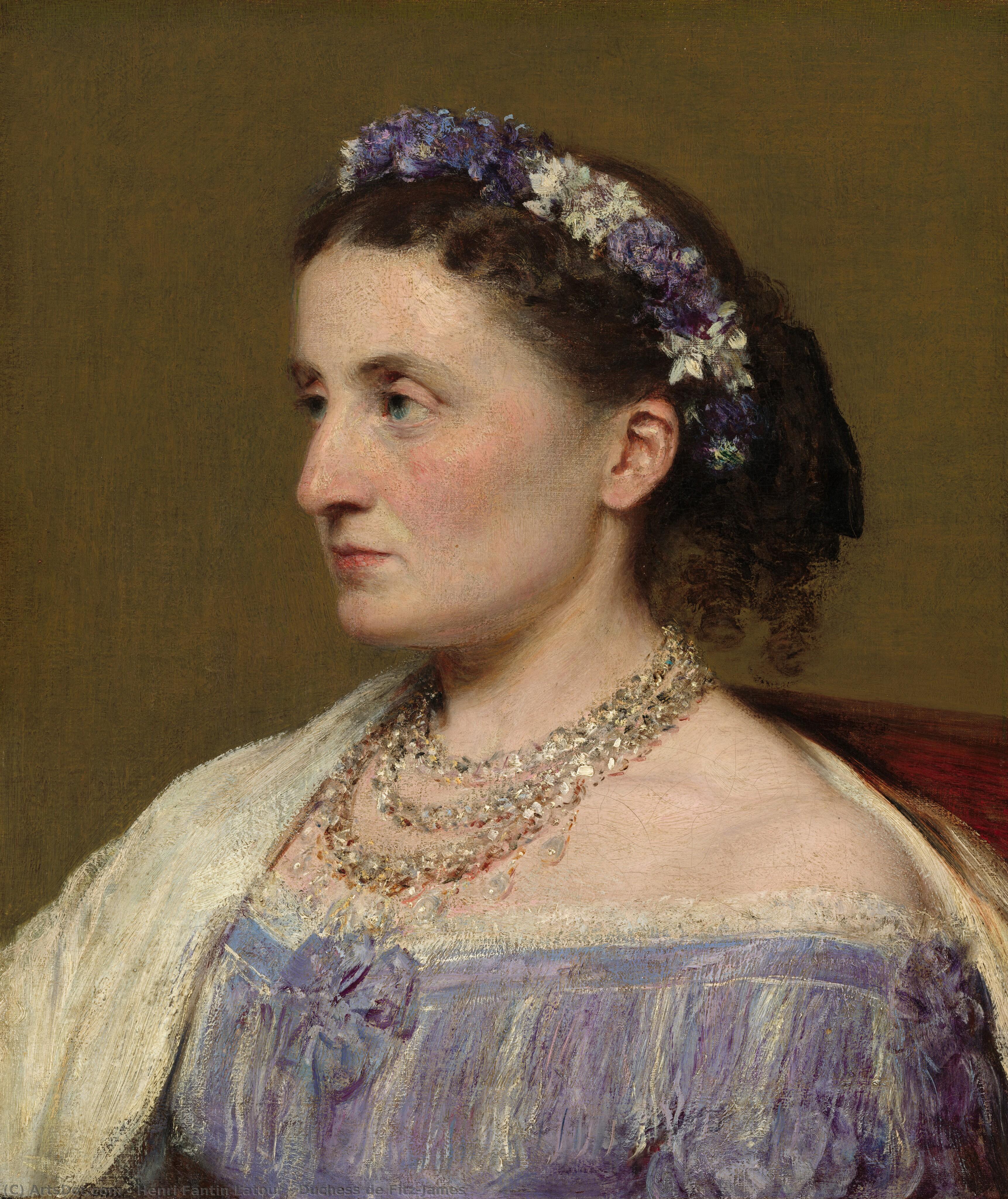 Duchess De Fitz-james — Henri Fantin-latour
