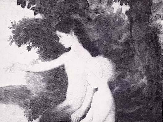Arethusa Fauns, (painting) — Arthur B. Davies