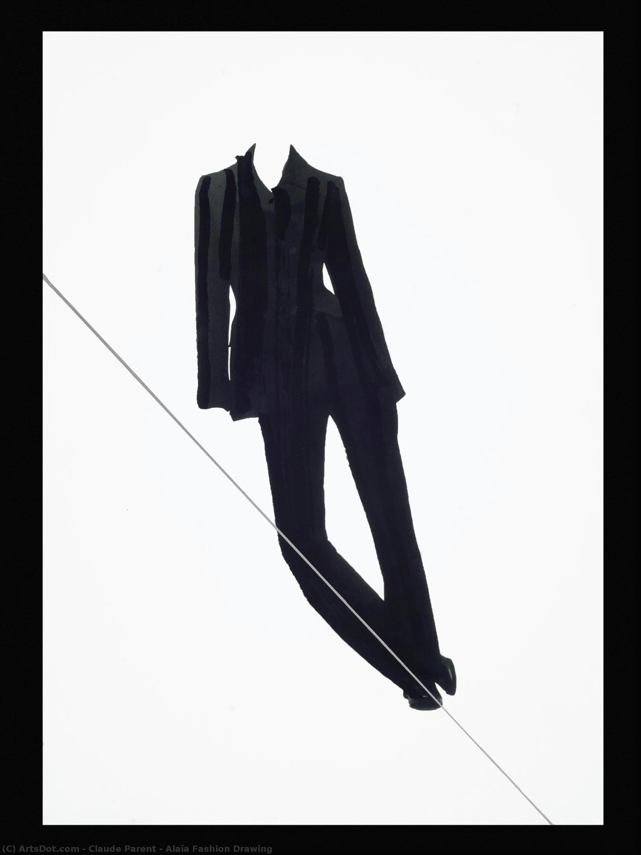Alaïa Fashion Drawing — Клод Парен