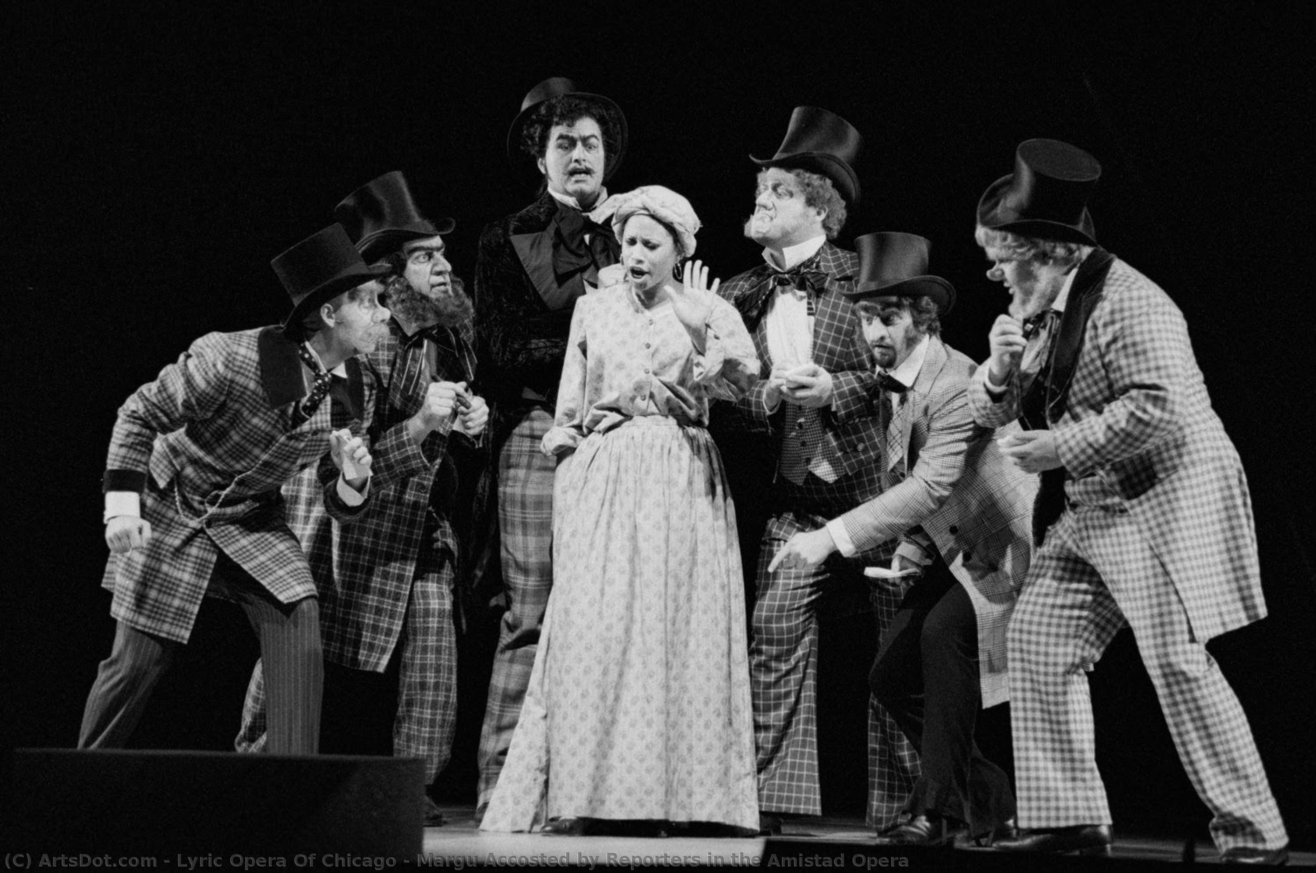Margu Accosted By Reporters In The Amistad Opera — Lyric Opera Of Chicago