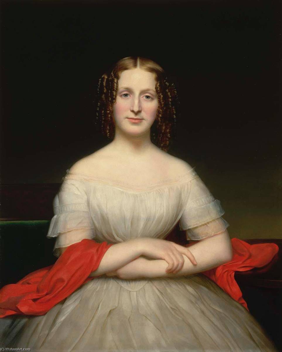 Portrait Of Fidelia Marshall — Charles Cromwell Ingham